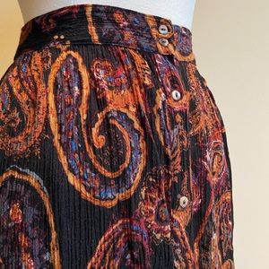 Paisley maxi skirt